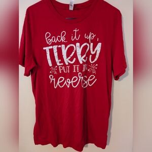 Women's 4th of July shirt Back it Up Terry